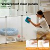 Small Animal Playpen DIY Plastic Pet Fence for Rabbit Hamster Puppy Guinea Run