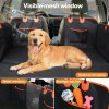 Skylos Dog Car Seat Cover Convertible Pet Back Seat Hammock Protector Waterproof