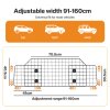 Skylos Dog Car Barrier Universal Pet Barrier Guard Adjustable Safety Travel