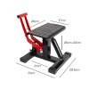 Monvelo Hydraulic Motorcycle Lift Stand Dirt Bike Repair Jack Adjustable Height
