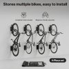 MONVELO Bike Rack Hook-mounted Parking Rack Swivel Wall Mount Bike Storage 4PCS