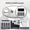 Levede Digital Safe Box Large Fireproof with Key Password Home Office  Security