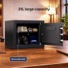 Levede Safe Box Digital Home Office Security Fireproof Code Emergency Key 31L