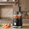 Spector Food Processor 1500W 2-Speed Pulse 2.5L Chopper 1.5L Glass Jug Black