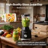 Spector Food Processor 1500W 2-Speed Pulse 2.5L Chopper 1.5L Glass Jug Black