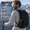 Swifto Hiking Backpack Foldable 20L Water Resistant Daypack Camping Black