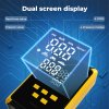 Manan 12V 150PSI Portable Tire Inflator Air Compressor Dual Display LED Light