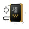 Manan 12V 150PSI Portable Tire Inflator Air Compressor Dual Display LED Light