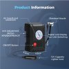 Manan Car Tyre Inflator Air Compressor Pump Portable Electric Digital 150PSI
