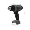 Traderight For 21V Battery Hot Air Gun Cordless Electric Heat Gun with 5 Nozzles