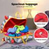 Dekko Kids Ride On Suitcase Children Travel Luggage Carry Bag Trolley