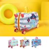 Dekko Kids Ride On Suitcase Children Travel Luggage Carry Bag Trolley