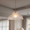 Emitto Ceiling Light Shade Pendant Glass Lamp Bistro Adjustable Clear Color