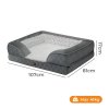 Skylos Orthopedic Pet Bed Dog Memory Foam Cushion Calming Washable Extra Large