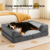 Skylos Orthopedic Dog Bed Memory Foam Pet Mattress Calming Washable Waterproof