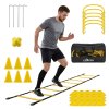 Centra Speed Agility Training Set Football Footwork Ladder Hurdles Cones Kit