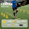 Centra Football Training Equipment Pro Agility Kit Speed Ladder Cones Hurdle