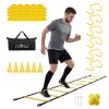 Centra Football Training Equipment Pro Agility Kit Speed Ladder Cones Hurdle