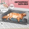 Skylos Orthopedic Pet Calming Bed Extra Large Foam Plush Dog Nest Mattress Mat