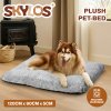 Skylos Pet Bed Cushion Extra Large Dog Mattress Plush Washable Pet Crate Pad Mat