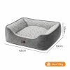 Skylos Pet Dog Cat Calming Bed Comfy Puppy Fluffy Cushion Plush Washable Large