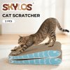 Skylos 2PCS Cat Scratching Board Cardboard Cat Scratcher Scratching Pad Lounge
