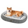 Skylos Pet Bed Large Washable Plush Orthopedic Pet Sofa Cushion Mat Soft Indoor