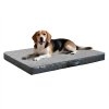 SKYLOS Washable Dog Bed Waterproof Plush Non-Slip Pet Mattress for Medium Dogs