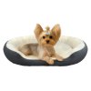 Skylos Dog Bed Luxury Soft Washable Puppy Cat Cushion Mattress Corduroy Grey S