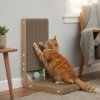 Skylos 48cm High L Shaped Cat Scratching Board with Ball Toy Wall Furniture