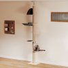 Skylos Floor to Ceiling Cat Tree Adjustable Height 206-300cm 6-Tier Cat Tower
