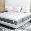 Lavio Thick King Mattress Topper 10cm Microfibre Washable with Elastic Strap