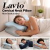 Lavio Contour Orthopedic Pillow Memory Foam Ergonomic Cervical Neck Pain Relief