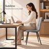 Levede Padded Dining Chairs Faux Leather for Kitchen Home Office - Set of 4