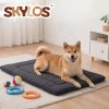 SKYLOS Large Dog Bed Foam Mattress Plush Pet Bed Non Slip Crate Mat XL 89x58cm
