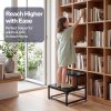 Levede 2 Step Stool Kids Adults Bathroom Kitchen Ladder Foot Stool Heavy Duty