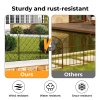 Levede 10 Pack Animal Barrier Metal Decorative Garden Fence Pet Border Outdoor