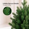 Santaco Christmas Tree Xmas Spruce Cement Base 75 PVC Tips Tabletop Indoor Green