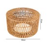 Emitto Lamp Shade Boho Woven Light Shade Durable Easy Fit Living Room Yellow