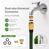 Traderight Expandable Garden Hose 10m to 30m 10-Pattern Nozzle Kink-Free Green