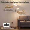 Emitto Modern Floor Lamp 2-in-1 Adjustable Reading Light Remote Control Timer