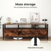 Levede TV Stand Cabinet Entertainment Unit with Drawers Shelves for 65 Inch TV