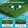 Centra Floating Golf Green Mini Mat Set Putting Turf Pool Water Outdoor 60x30CM