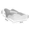 Lavio Orthopedic Neck Pillow Memory Foam Cervical Support Pillow for Pain Relief