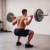 Centra 2'' Olympic Barbell Bar 5ft Weight Lifting Gym Training Bar Spring Clips