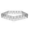 Levede 25 Pack Animal Barrier Metal Decorative Garden Fence Outdoor Pet Border
