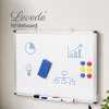 Levede Magnetic Whiteboard Adjustable Wall Mounted Dry Erase Office,White