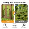 Levede Animal Barrier Metal Decorative Garden Fence Outdoor Pet Border 10 Pack