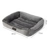 Skylos Orthopedic Dog Bed Large Soft Arctic Velvet Pet Bed Mattress Anti-Slip XL