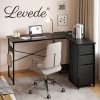 Levede Office Gaming Desk Reversible L-shaped Corner Computer Table 4 Drawers